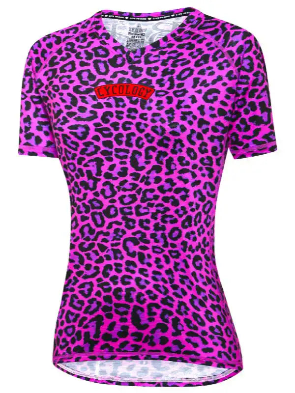 Badass Kitty Black Women's Mountain Bike Jersey  Front | Cycology AUS