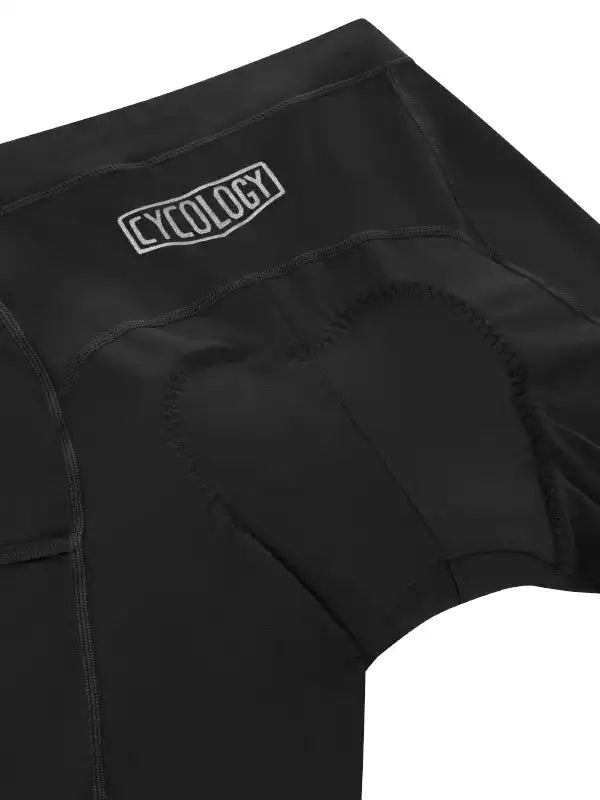 Cycology Men's Black Cargo Cycling Shorts Details | Cycology AUS