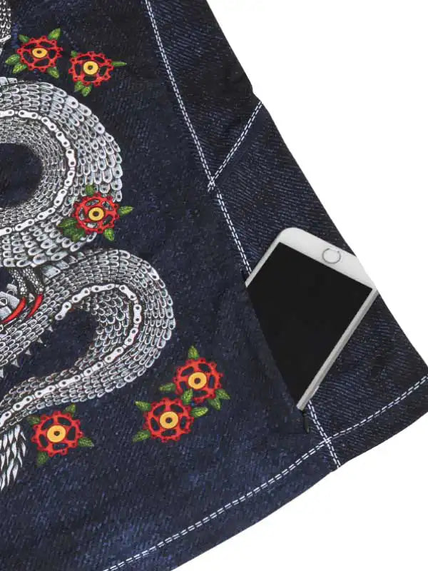 Dragon Black Men's Short Sleeve Mountain Bike Jersey Pocket | Cycology AUS