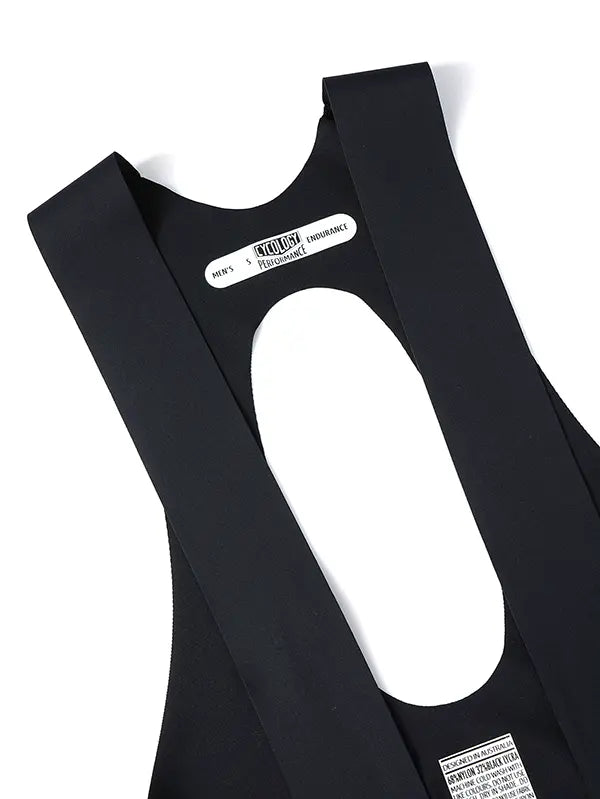 Cycology Women's Black Endurance Cycling Bib Shorts Seamless Straps