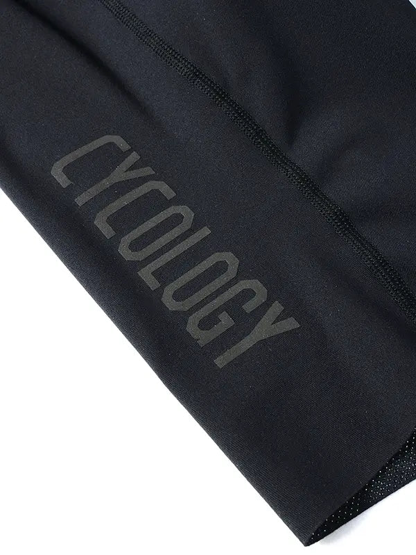 Cycology Women's Black Endurance Cycling Bib Shorts Reflective logo