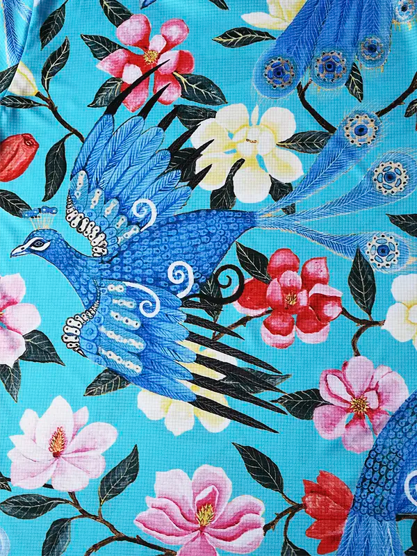 Goddess Aqua Women's Technical T shirt Close up | Cycology AUS