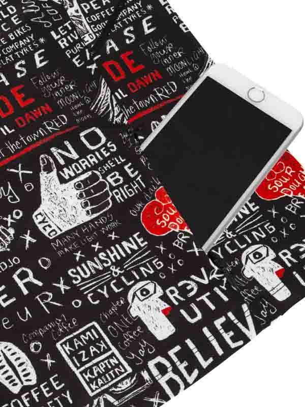 Graffiti Short Sleeve Men's Mountain Bike Jersey pocket | Cycology AUS