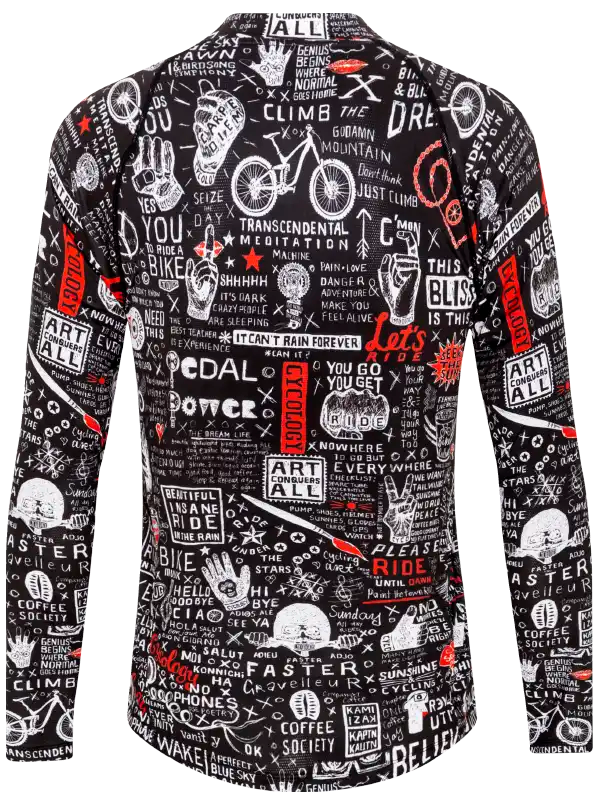 Graffiti Long Sleeve MTB Jersey