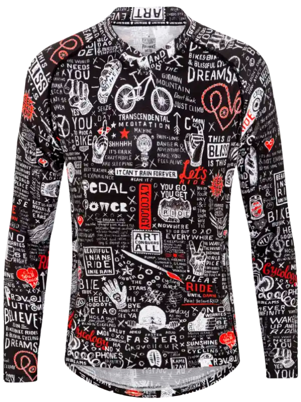 Graffiti Long Sleeve MTB Jersey