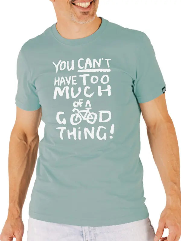 Good Things Green Men's Cycling T-Shirt Front | Cycology AUS