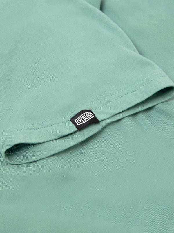 The Reason Mens Green Cycling T-Shirt sleeve | Cycology AUS