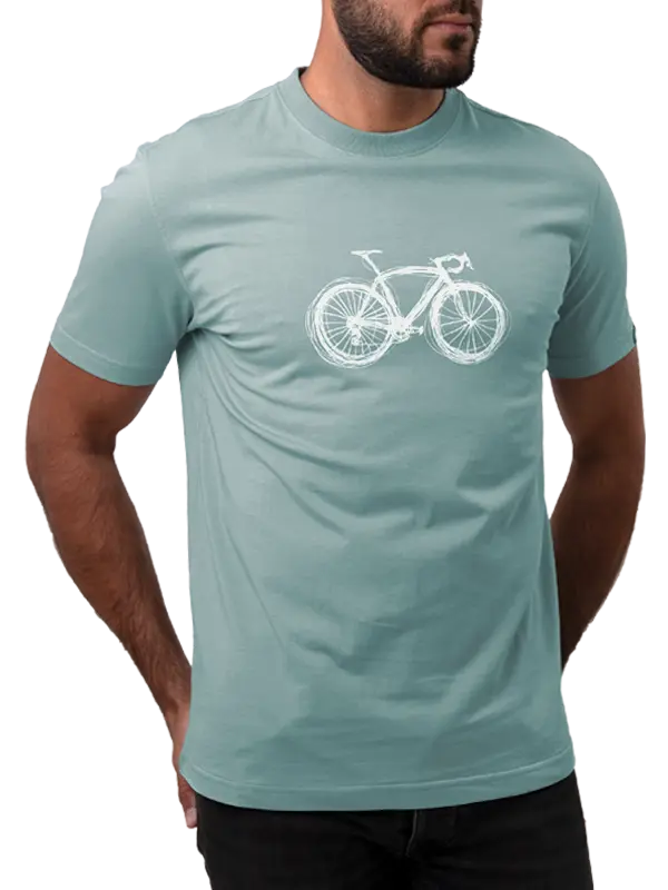 Just Bike Men's Green Cycling T-Shirt Cycology AUS – Cycology