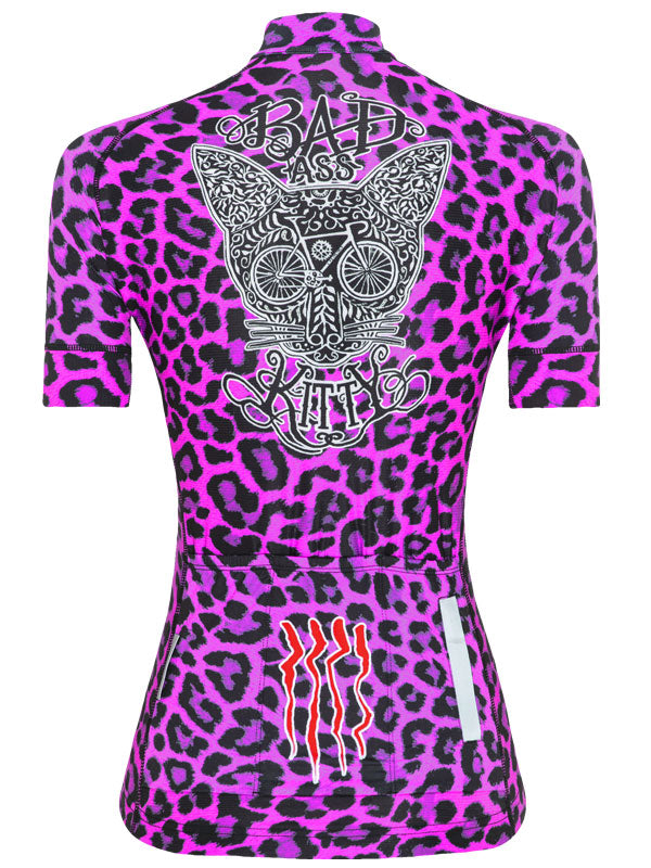 Kitty Pink Women's Cycling Jersey Back | Cycology AUS
