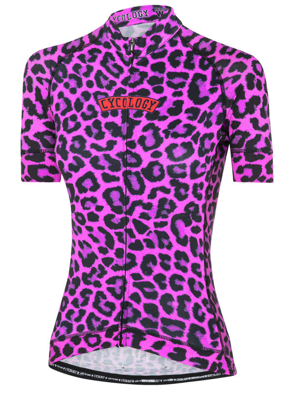 Kitty Pink Women's Cycling Jersey Front | Cycology AUS