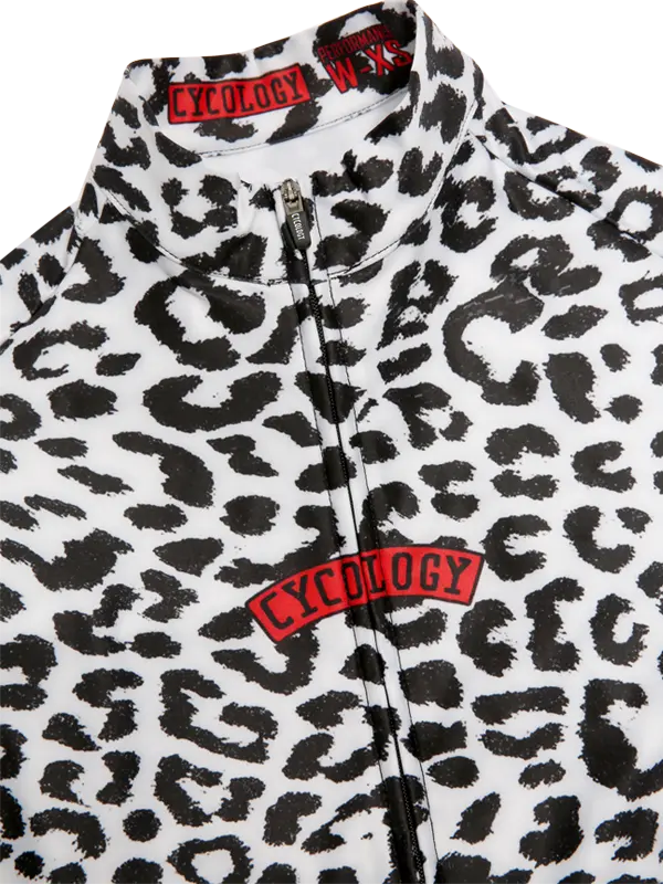 Kitty White Women's Winter Long Sleeve Cycling Jersey Neck | Cycology AUS