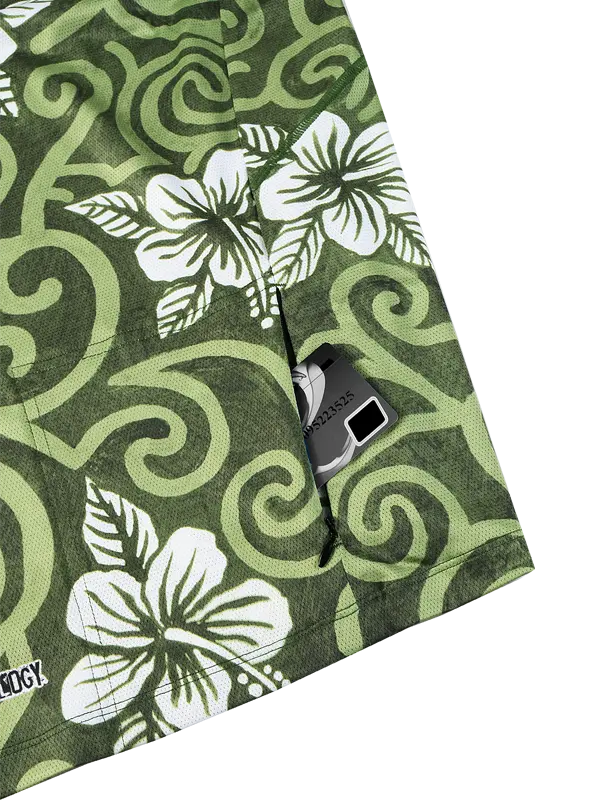 Koa Green Men's Long Sleeve Mountain Bike Jersey Pocket| Cycology AUS
