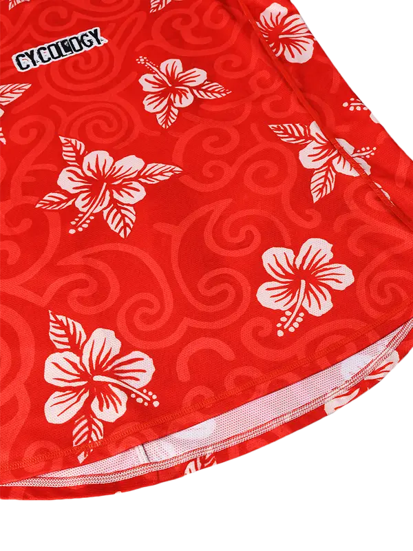 Koa Red Womens Long Sleeve MTB Jersey | Cycology AUS