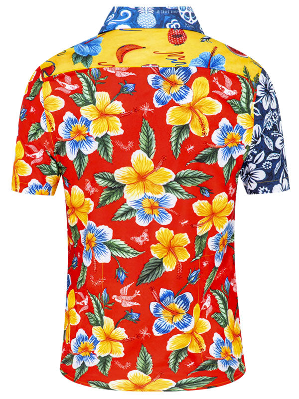 Mahalo Blue Men's Gravel Cycling Shirt Back | Cycology AUS