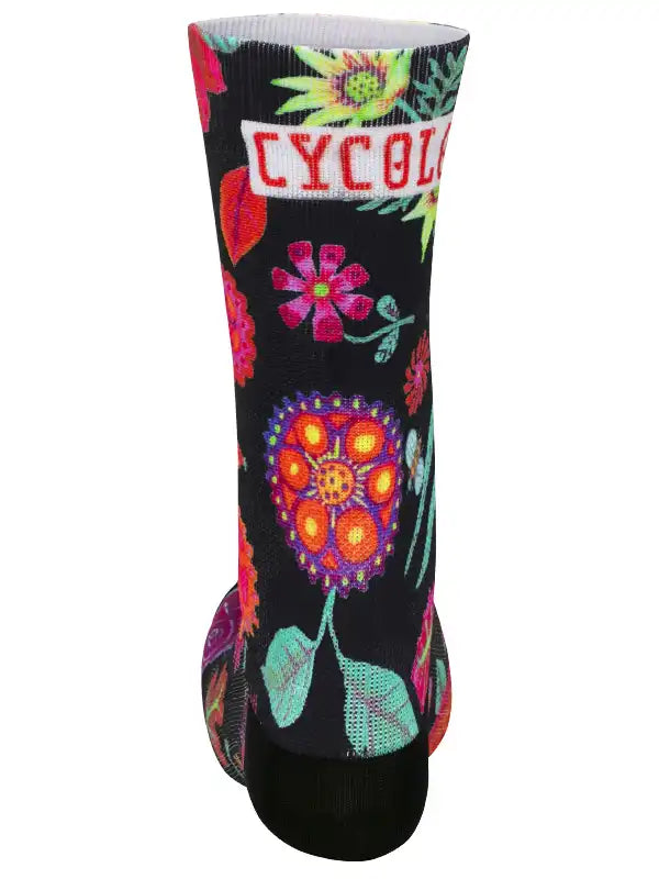 Nikita Black Cycling Socks Back  | Cycology AUS