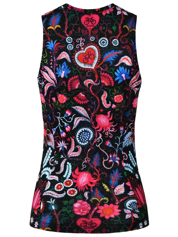 Secret Garden Black Sleeveless Women's Base Layer Back Cycology AUS