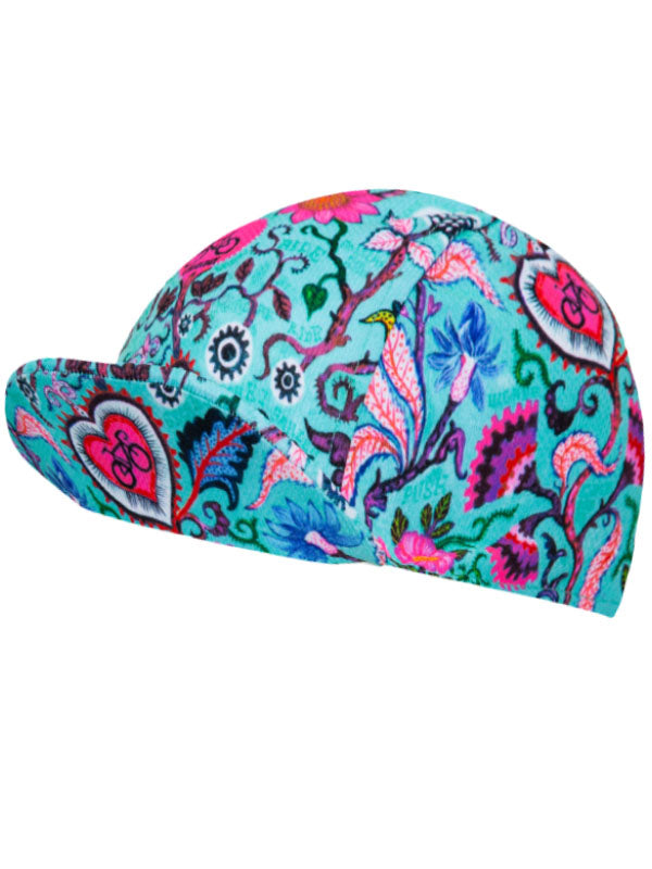 Secret Garden Aqua Cycling Cap | Cycology AUS