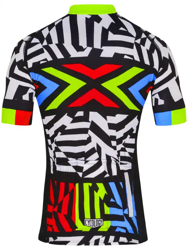 Summit #2 White Men's Cycling Jersey  back | Cycology AUS