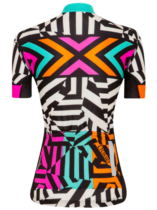 Summit White Women's Cycling Jersey Back | Cycology AUS