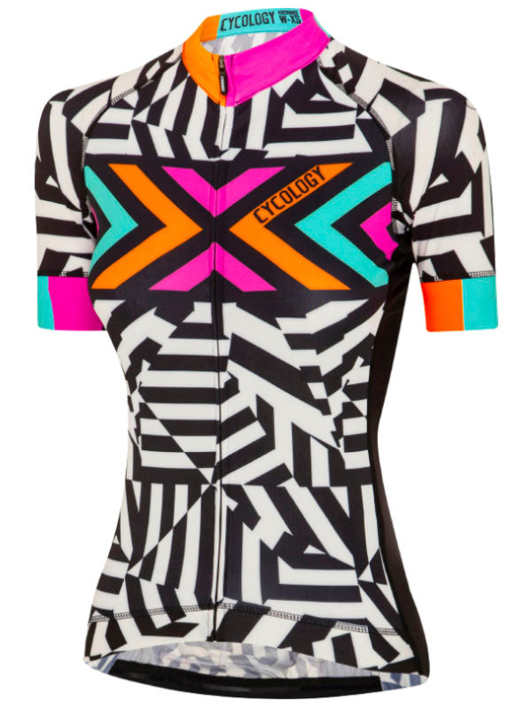 Summit White  Women's Cycling Jersey  Front | Cycology AUS