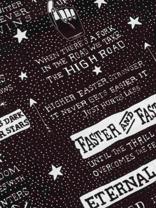 Unstoppable Men's Black Technical T shirt Close up | Cycology AUS