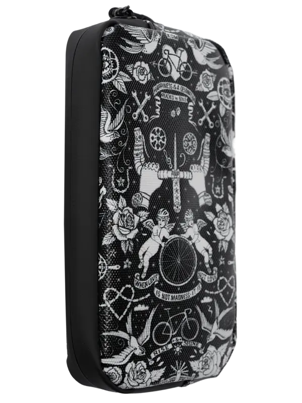 Velo Tattoo Black Cycling Wallet Cycology AUS