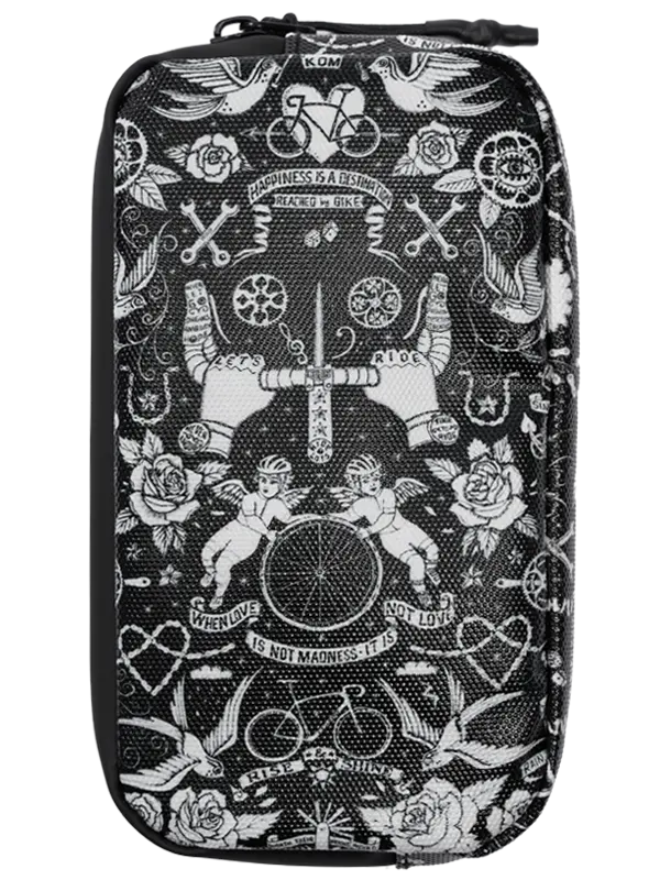 Velo Tattoo Black Cycling Wallet Cycology AUS