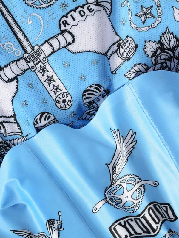 Velo Tattoo Men's Reborn Jersey Back pocket - Cycology Clothing AUS