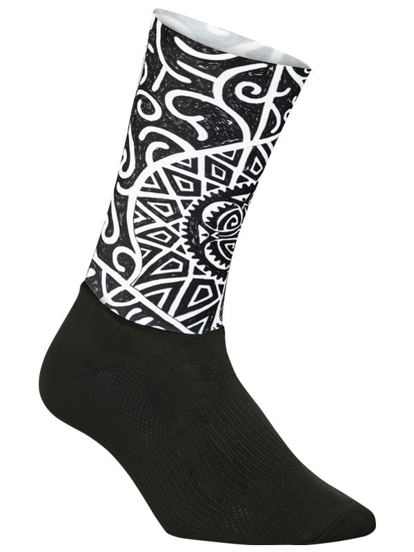 Zanzibar Black Aero Cycling Socks | Cycology AUS