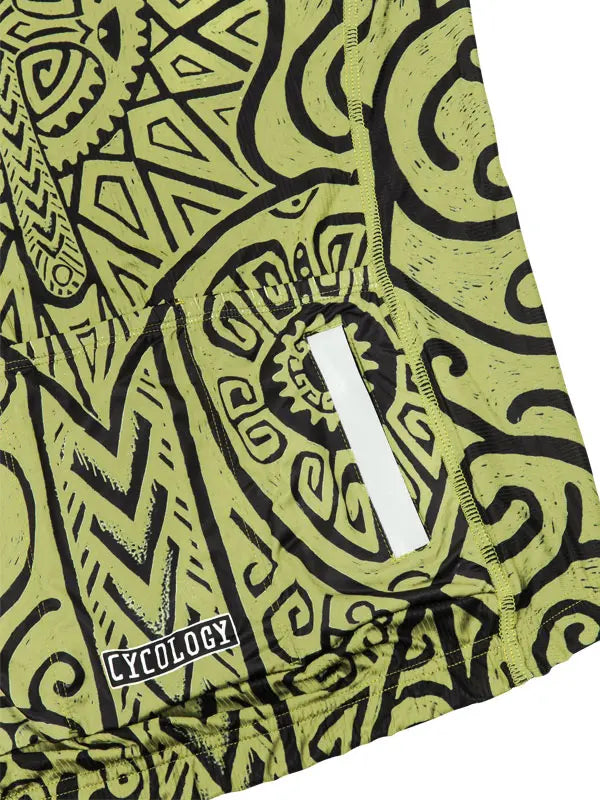 Zanzibar Green Men's Cycling Jersey Pocket | Cycology AUS