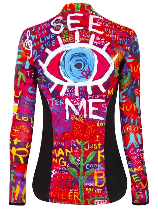 See Me Pink Womens Lightweight Windproof Cycling Jacket | Cycology AUS