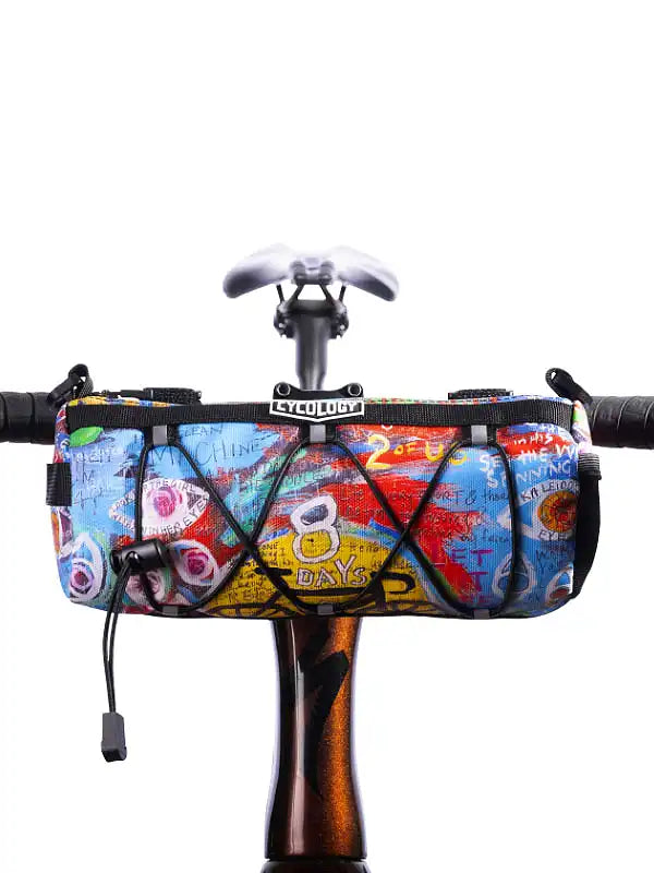 8 Days Blue Handlebar Bag on Handlebar| Cycology AUS