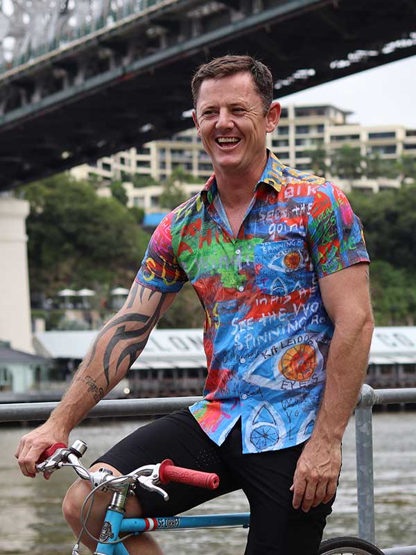 8 Days Gravel Cycling Shirt on Model | Cycology AUS