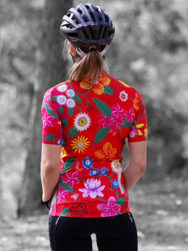 Aloha Women's Red Cycling Jersey | Cycology AUS