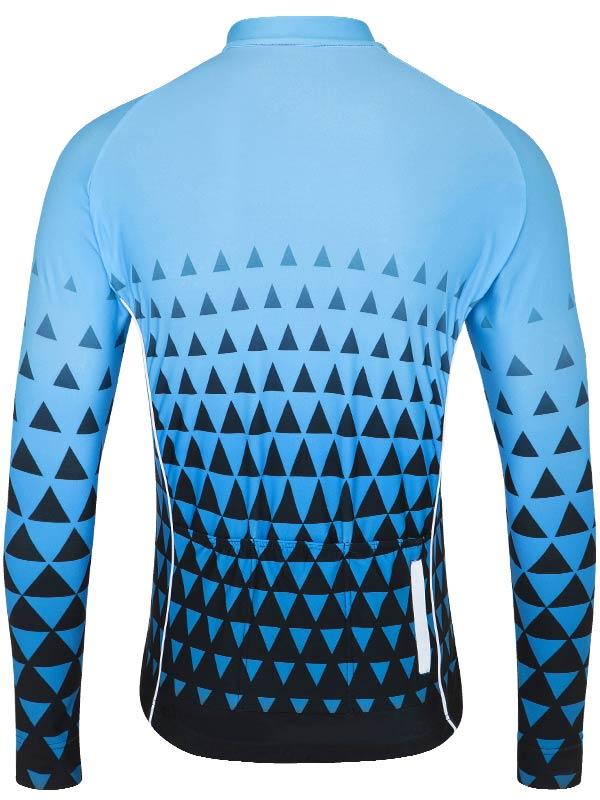 Baroudeur Mens Long Sleeve Blue Cycling Jersey | Cycology AUS