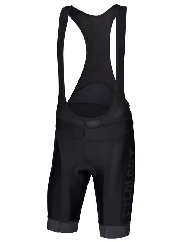 Mens Black Cycling Bib Shorts | Cycology AUS