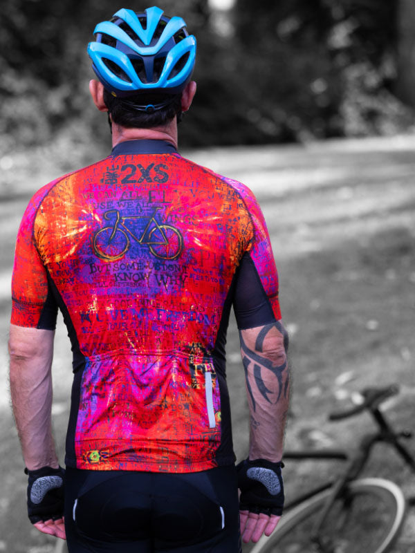 Bike 2XS Mens Red Cycling Jersey | Cycology AUS