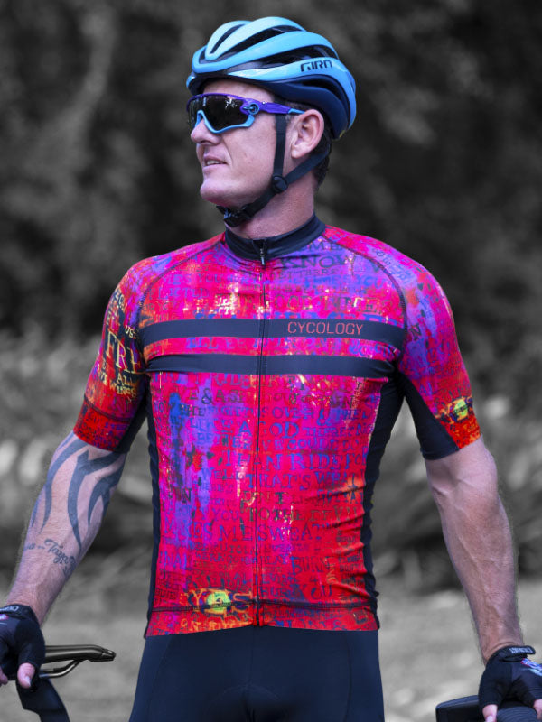 Bike 2XS Mens Red Cycling Jersey | Cycology AUS