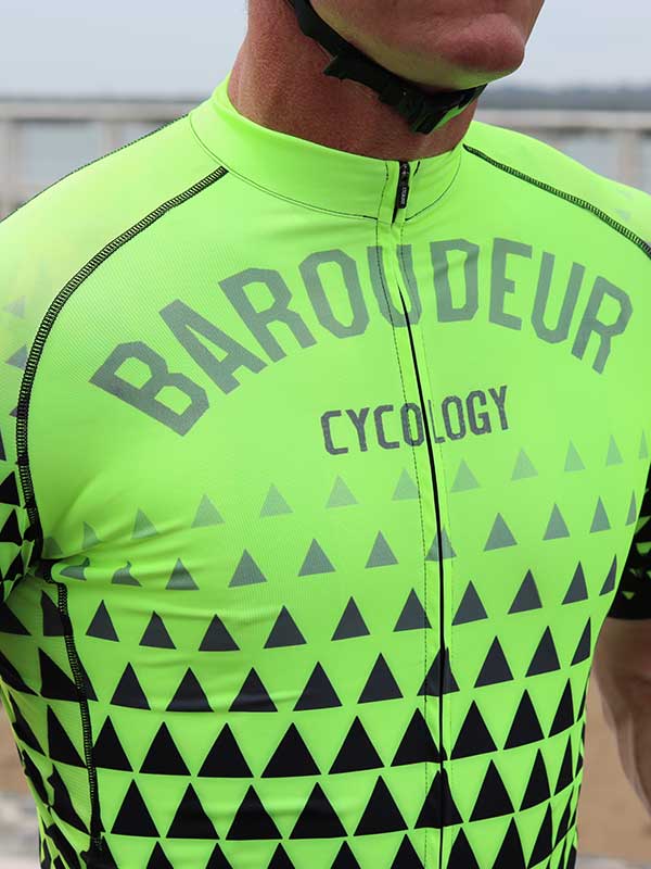 Baroudeur Men's Jersey Lime