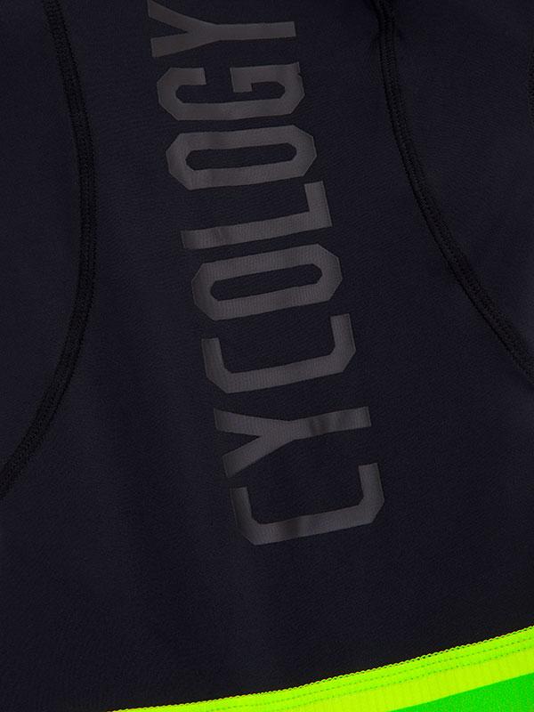 Cycology Women's Logo Bib Shorts Black/Multi