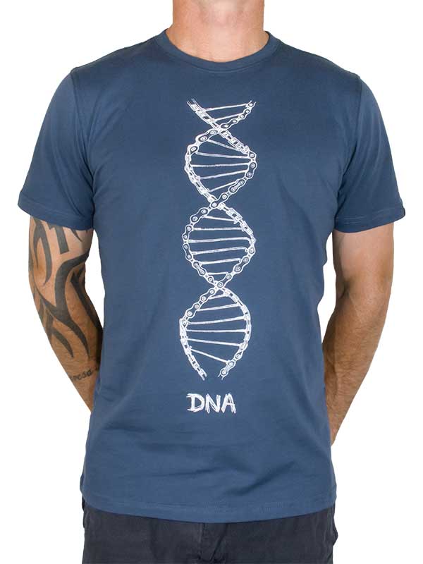 DNA Mens Denim Cycling T-Shirt | Cycology AUS