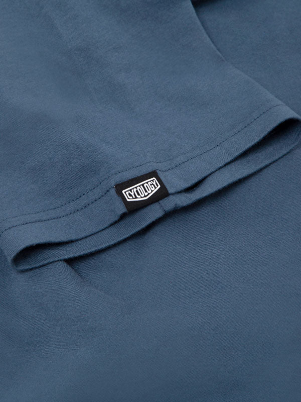 Just Bike Men's Blue Long Sleeve T-shirt  sleeve detail
