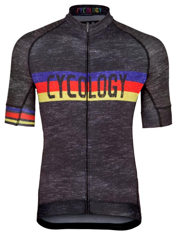 Hill Cycology Men's Grey Marle Cycling Jersey | Cycology AUS