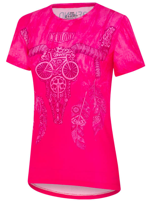 Life Behind Bars Womens Pink Technical T shirt | Cycology AUS