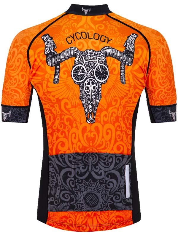 Life Behind Bars Men's Orange Cycling Jersey | Cycology AUS