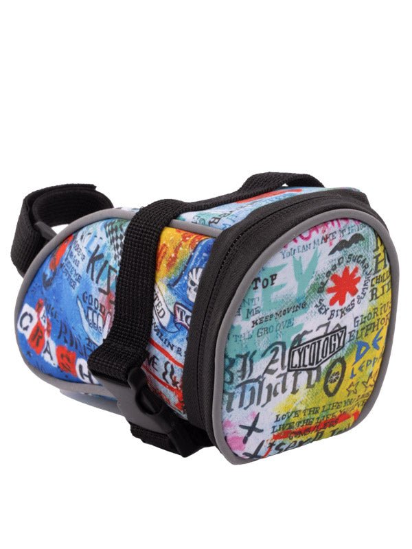 Rock N Roll Blue Bike Saddle Bag | Cycology AUS