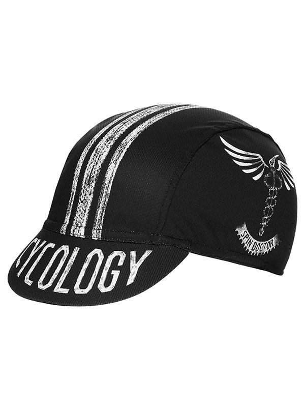 Spin Doctor Black Cycling Cap