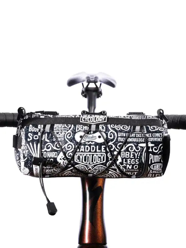 Wisdom Black  Bike Handlebar Bag | Cycology AUS