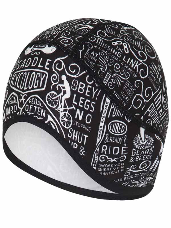Wisdom Black Thermal Cycling Beanie Cycology AUS – Cycology