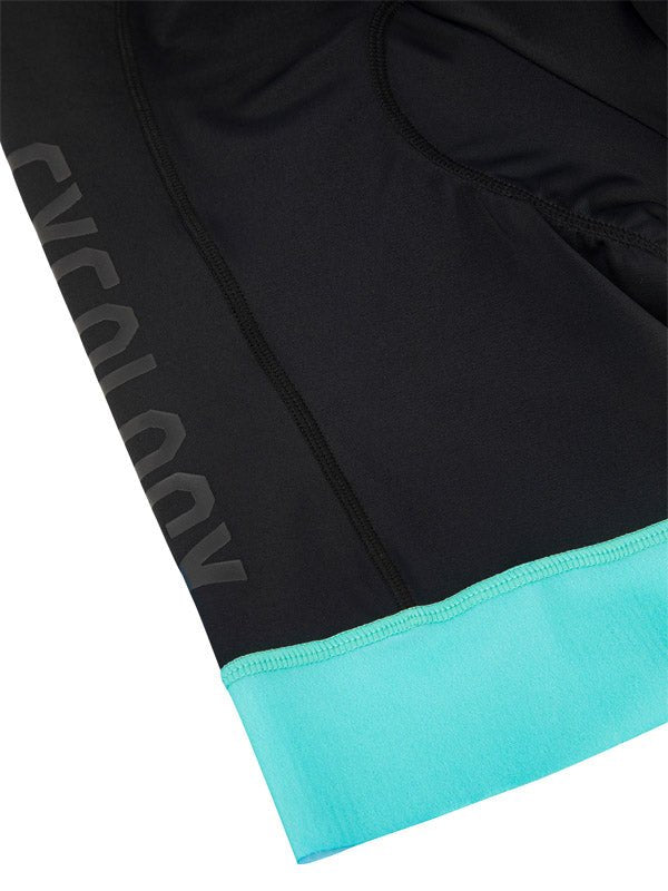 Cycology Women's Logo Shorts Black/Aqua